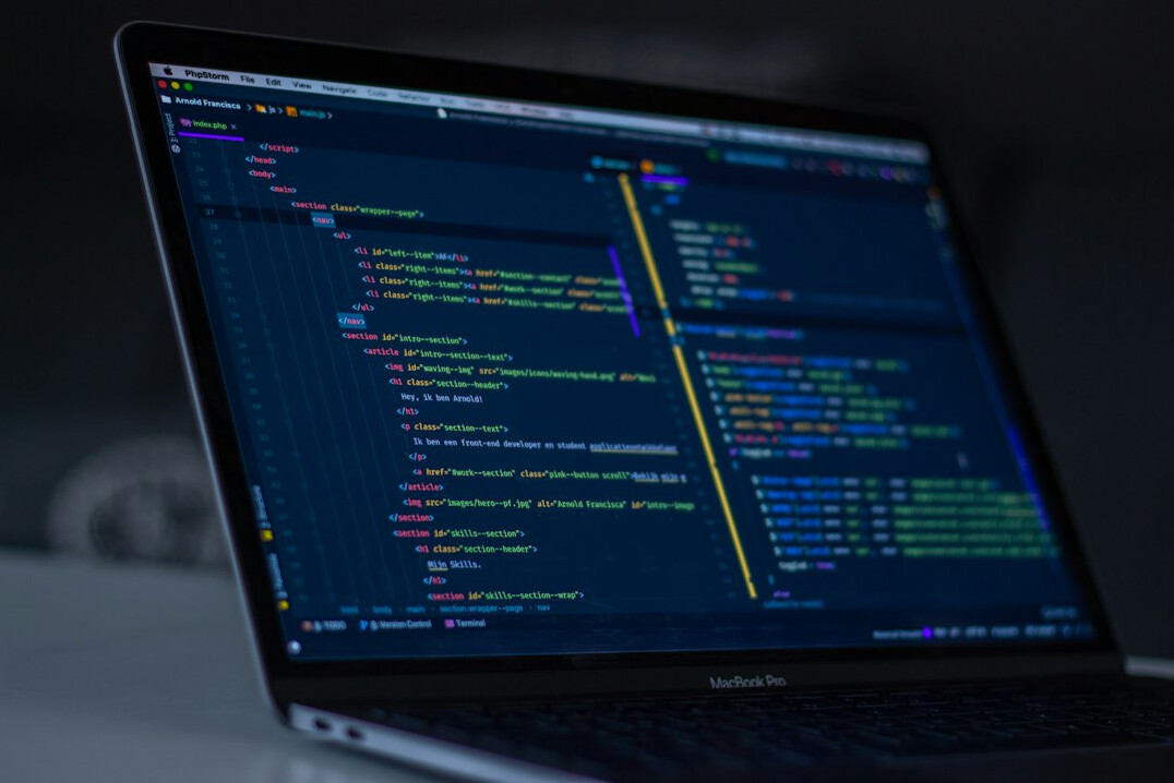 software code on screen