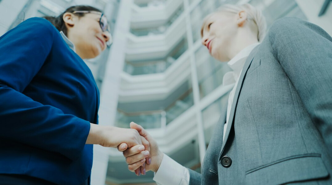 successful business handshake